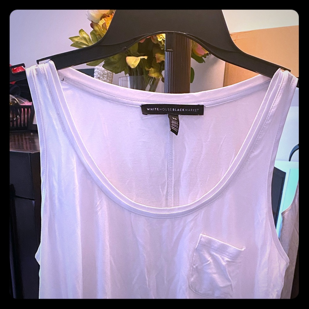 WHBM simple white tank